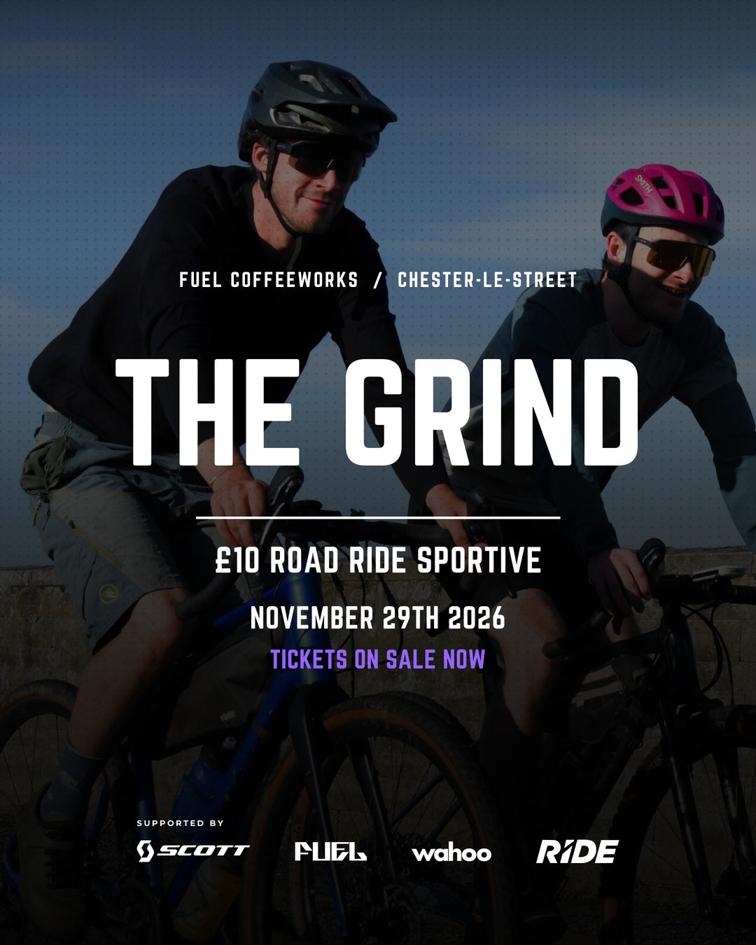 The Grind, B*TRAIL x Fuel Coffeeworks road ride sportive, Chester-le-Street, 29 November 2026